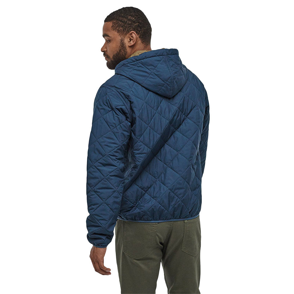 Patagonia Men s Diamond Quilted Bomber Hoody Stone Blue Moment Surf Company