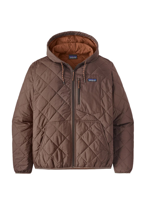 Patagonia Men's Diamond Quilted Bomber Hoody - Cone Brown
