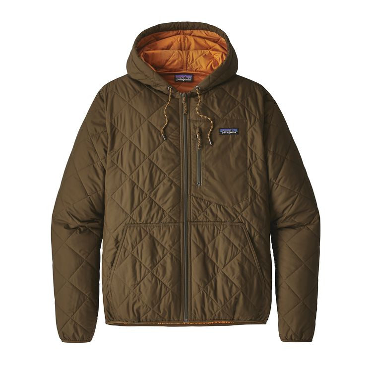 Patagonia men's diamond quilted bomber hoody sediment sales
