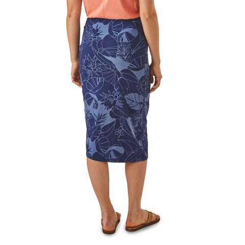 Patagonia Dream Song Skirt - Valley Flora: Classic Navy