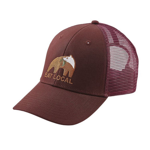 Patagonia Eat Local Upstream LoPro Trucker Hat - Dark Ruby