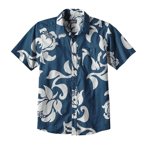 Patagonia Go To Shirt - Exotic Floral / Glass Blue