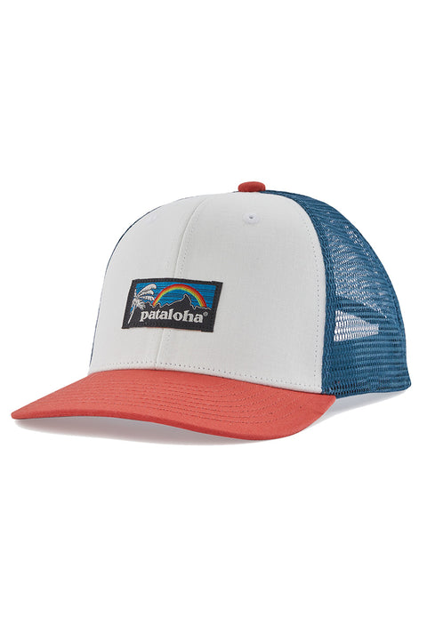 Patagonia Kid's Trucker Hat - Patalokahi Label: Birch White