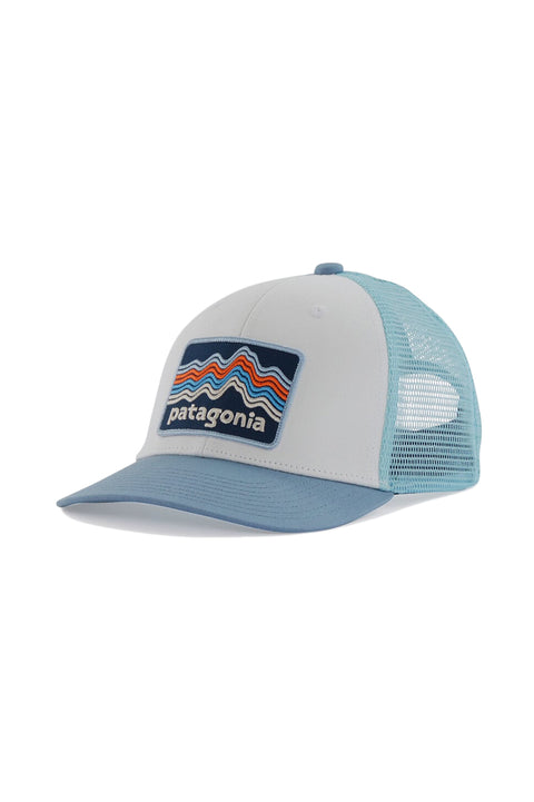 Patagonia Kids Trucker Hat - Ridge Rise Stripe: Light Plume Grey