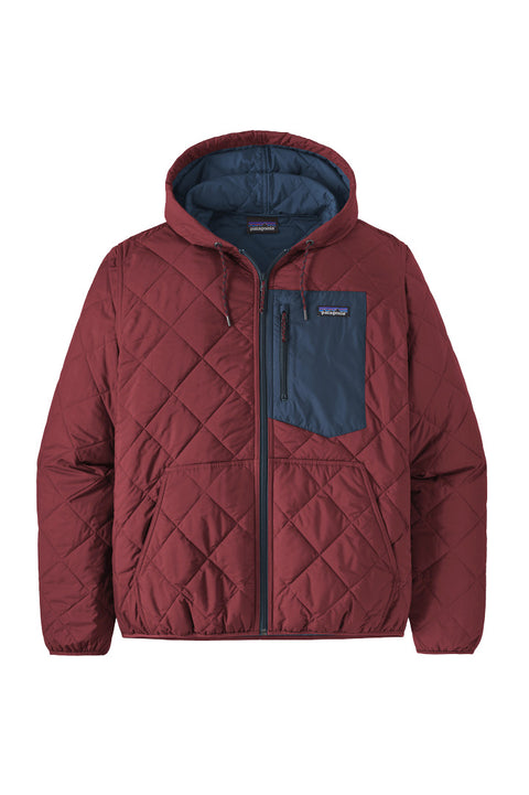 Patagonia Men's Diamond Quilted Bomber Hoody - Sequoia Red