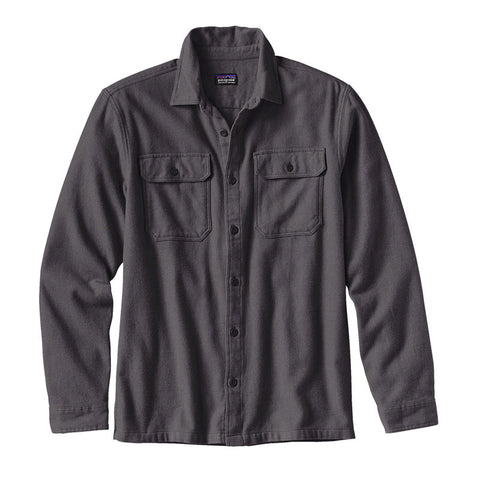 Patagonia Men's L/S Fjord Flannel Shirt - Forge Grey