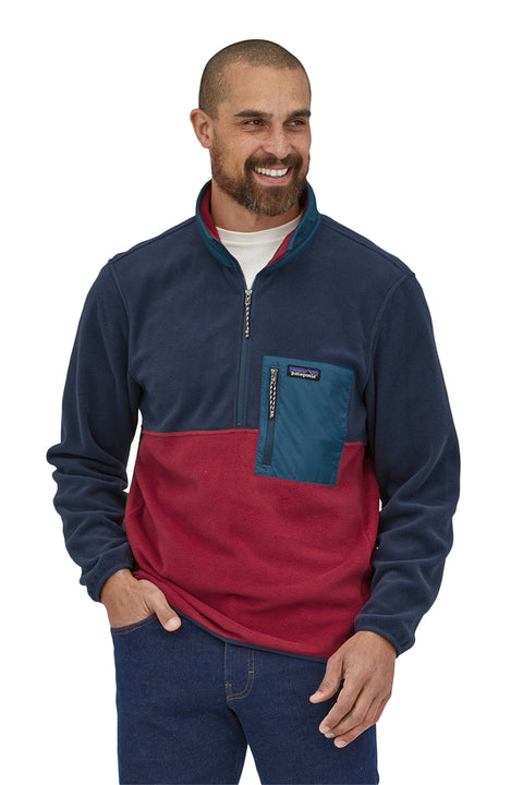 Patagonia Men's Microdini 1/2 Zip Pullover - Wax Red