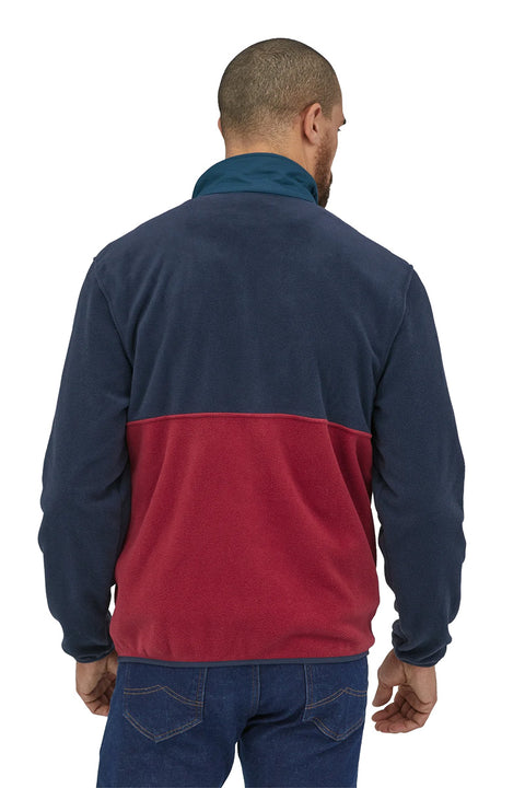 Patagonia Men's Microdini 1/2 Zip Pullover - Wax Red - Back