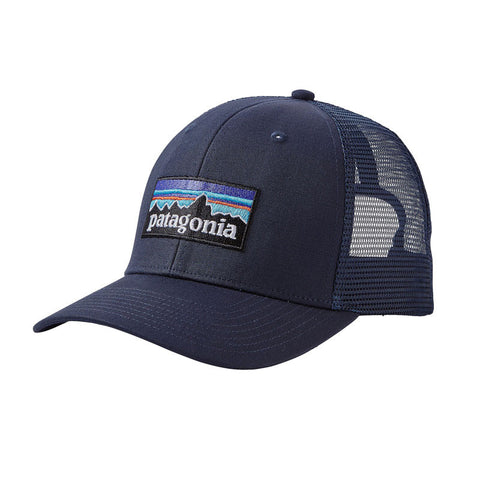 Patagonia P-6 Logo Trucker Hat - Navy Blue (old)