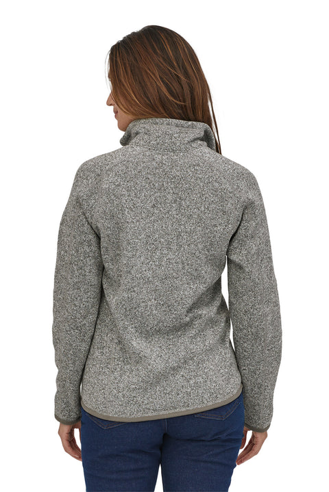 Patagonia Women's Better Sweater 1/4 Zip - Birch White