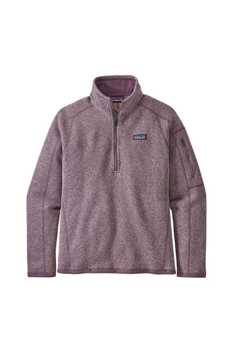 Patagonia Women's Better Sweater 1/4 Zip Fleece - Hazy Purple