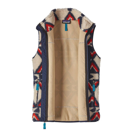 Patagonia Women's Classic Retro-X Vest Brass Hawk Smolder Blue