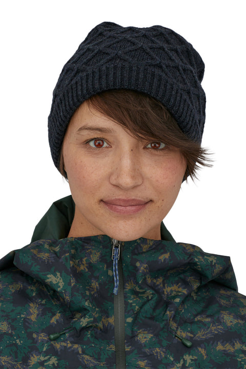 Patagonia Women's Honeycomb Knit Beanie - Pitch Blue