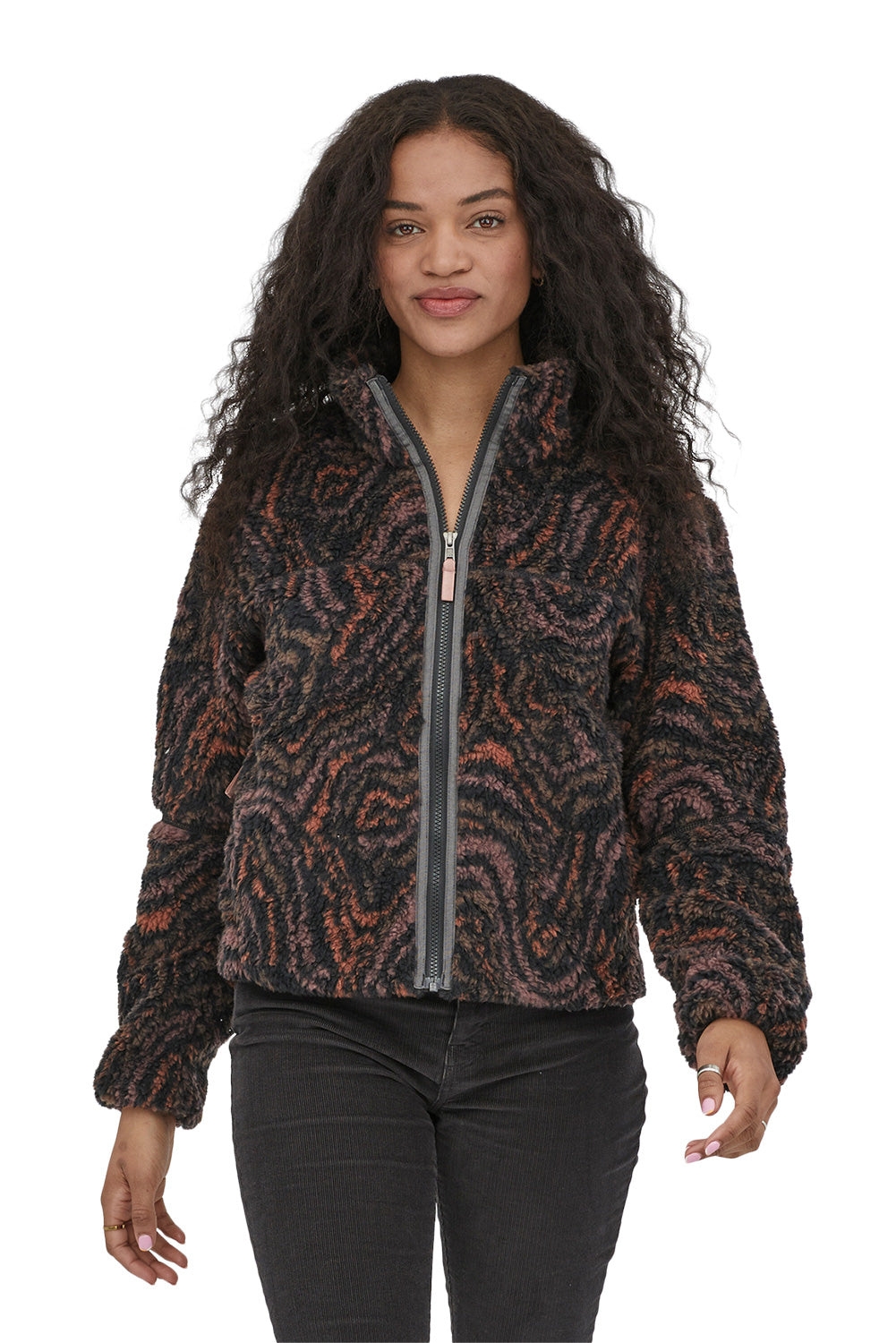 Patagonia Women s Lunar Dusk Jacket Oak Waves Ink Black Moment Surf Co. Moment Surf Company