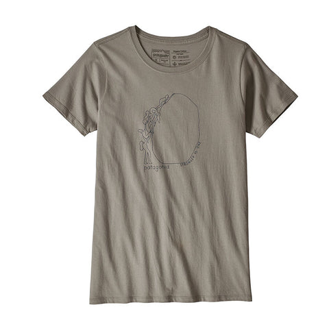 Patagonia Women's Stronger As One Organic Cotton T-shirt - Feather Grey