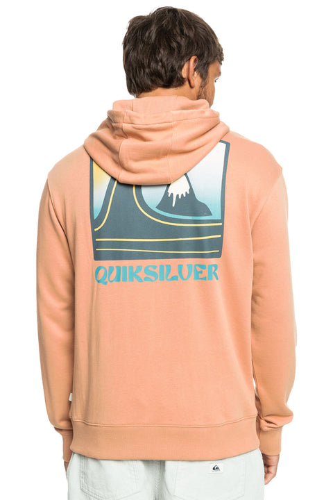 Quiksilver Bubble Stamp Hoodie - Cafe Creme - Back