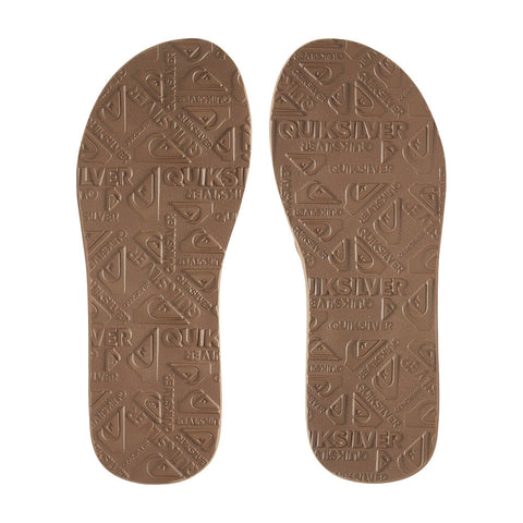 Quiksilver Carver Suede Youth Sandal - Tan