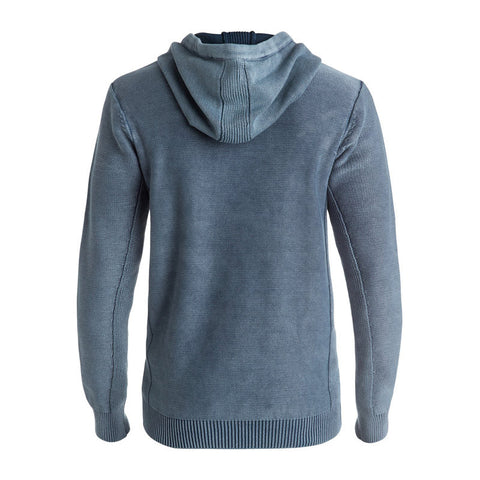 Quiksilver Courtyard Hooded Sweater - Dark Denim