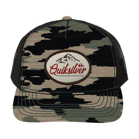 Quiksilver Don't Destroy Cap Recycled Snapback Hat - Four Leaf Clover