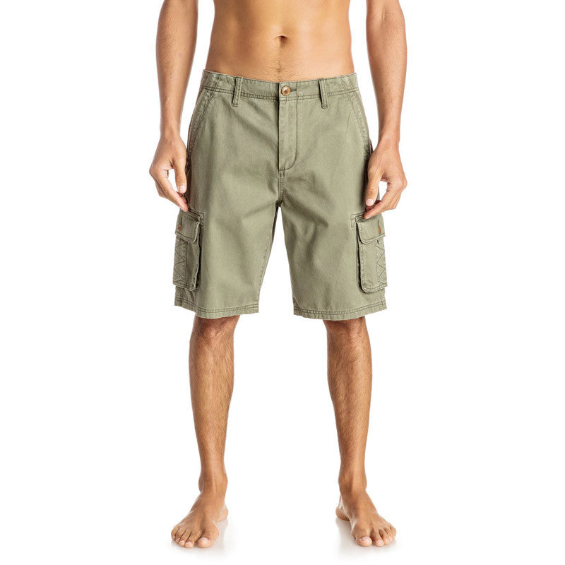 Quiksilver Everyday Deluxe Cargo Shorts Dusty Olive Moment Surf Company