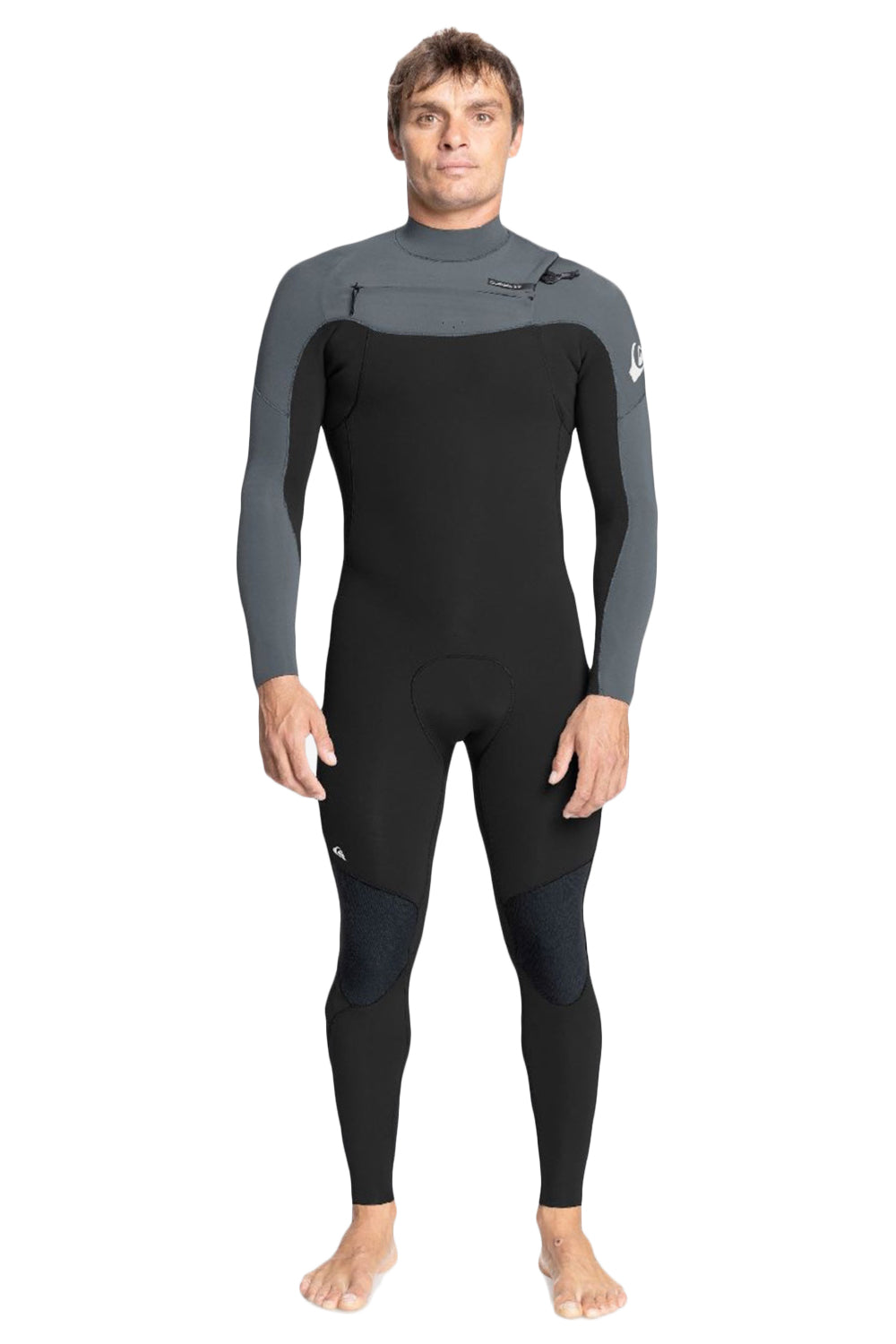 Quiksilver Everyday Sessions 3 2mm Chest Zip Wetsuit Black Gun