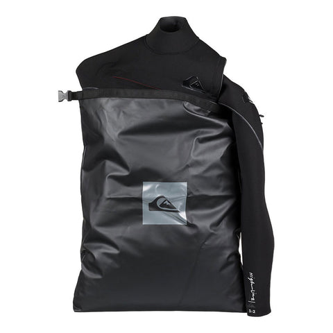Quiksilver Fetch 45L Surf Backpack - Stranger Black - Interior Drybag With Westuit