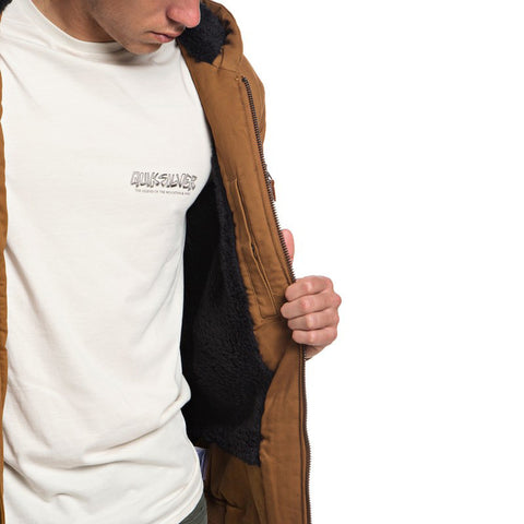 Quiksilver Hana Go Water Resistant Hooded Jacket - Rubber