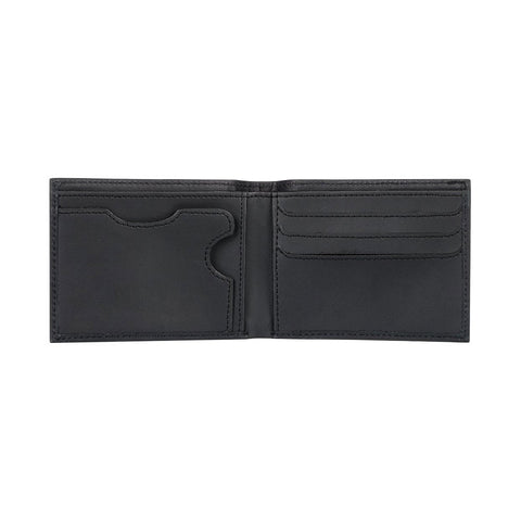 Quiksilver Minimack Leather Bi-Fold Wallet - Black