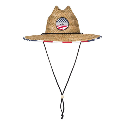 Quiksilver Outsider Straw Hat - Star Spangled Stripe