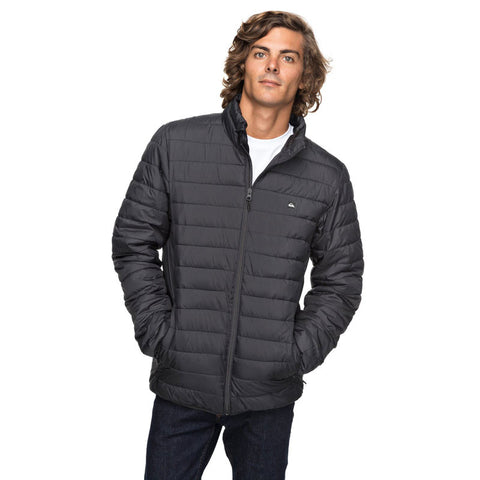 Quiksilver Scaly Full Water-Repellent Puffer Jacket - Tarmac
