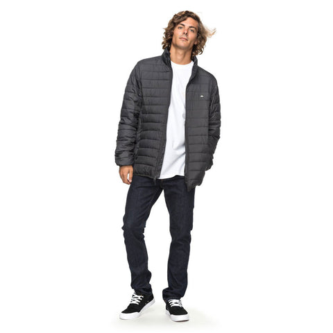 Quiksilver Scaly Full Water-Repellent Puffer Jacket - Tarmac