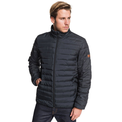 Quiksilver Scaly Full Zip Puffer - Black