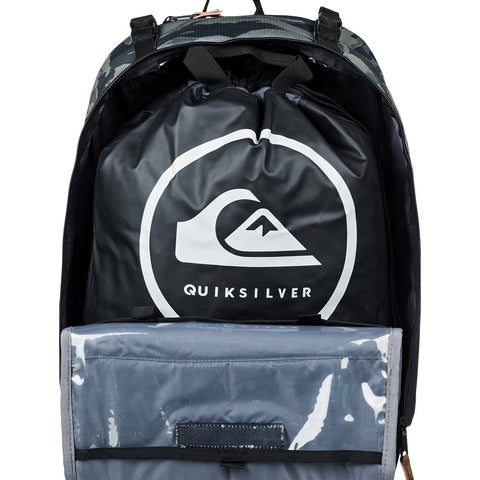 Quiksilver Sea Lodge 30L Large Surf Backpack - Camo Black