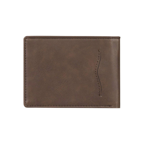 Quiksilver Slim Vintage IV Wallet - Chocolate Brown