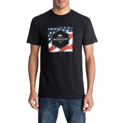 Quiksilver Stars And Stripes Tee - Black