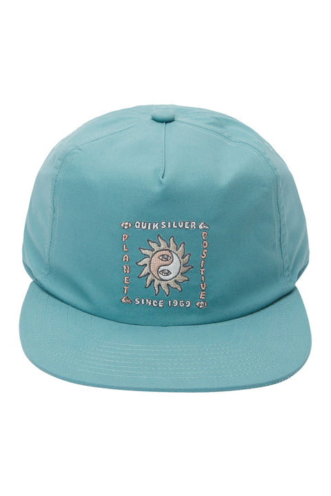 Quiksilver Surfwash Snapback Hat - Brittany Blue - Front