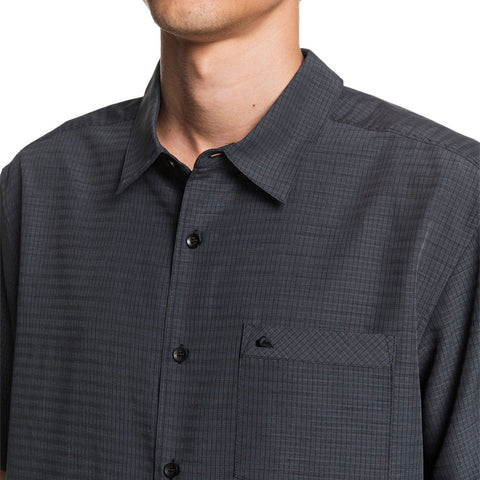 Quiksilver Waterman Centinela  S/S Shirt - Black Centinella