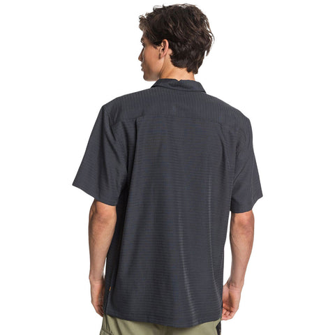 Quiksilver Waterman Centinela  S/S Shirt - Black Centinella