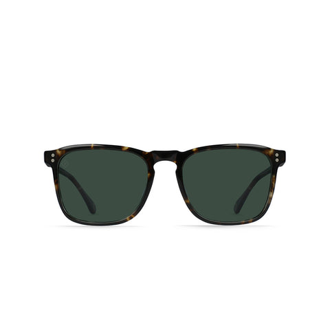 Raen Wiley Sunglasses - Brindle Tortoise / Green