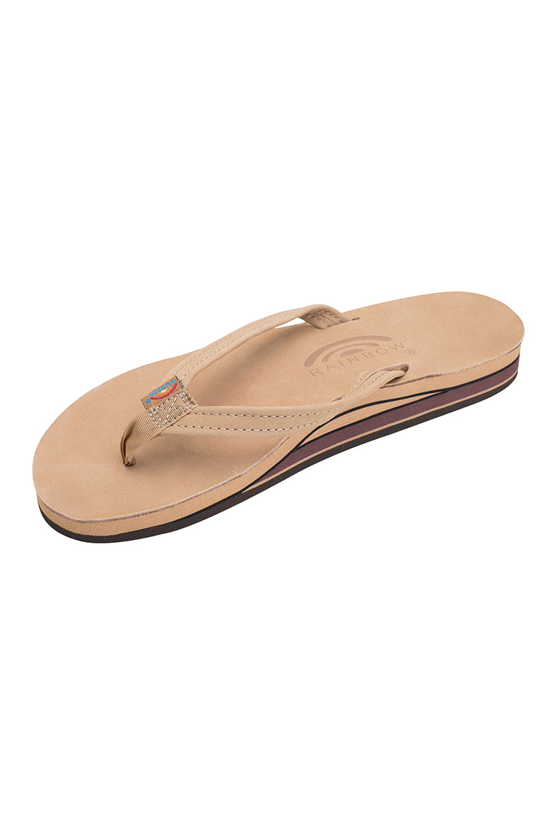 Rainbow sandals cheap womens double layer