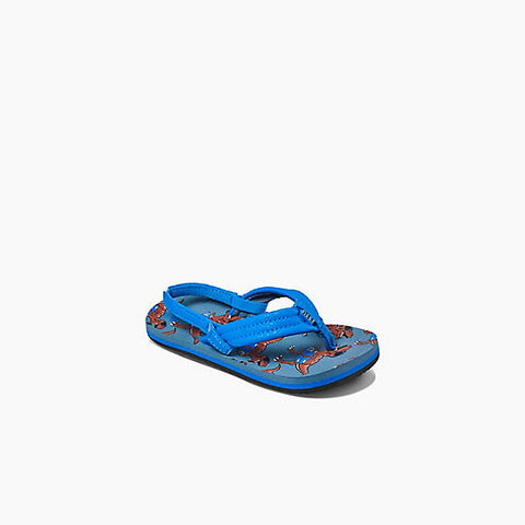 Reef Ahi Sandals - Blue T-Rex