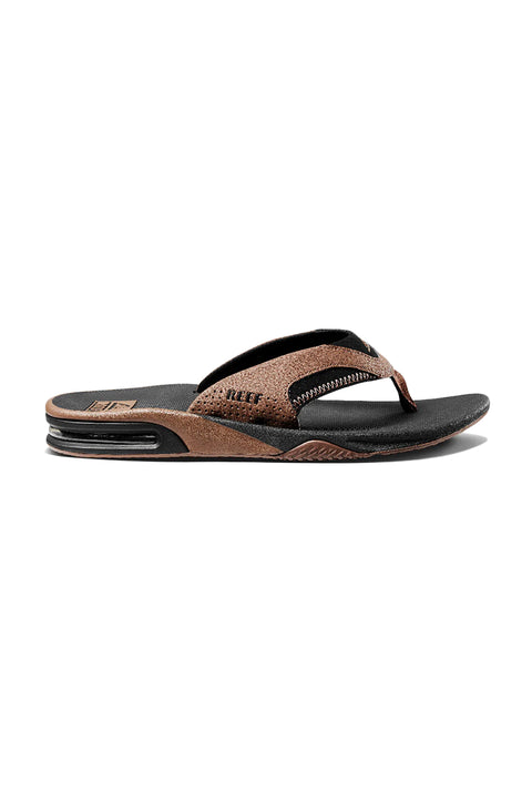 Reef Fanning Sandal - Black And Tan - Side