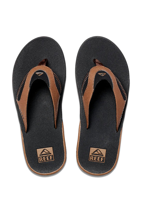 Reef Fanning Sandal - Black And Tan - Top