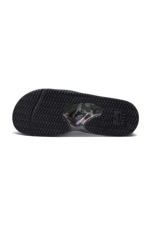 Reef Fanning Slide Sandals - Olive Camo - 2