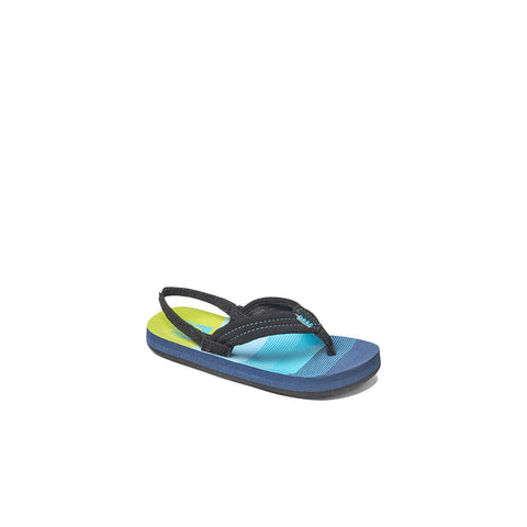 Reef Little Ahi Sandal - Aqua / Green