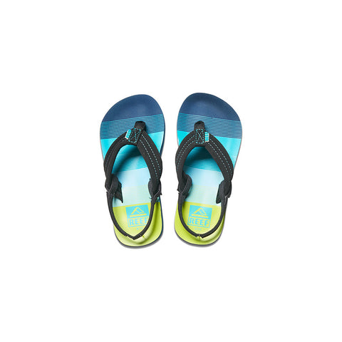 Reef Little Ahi Sandal - Aqua / Green