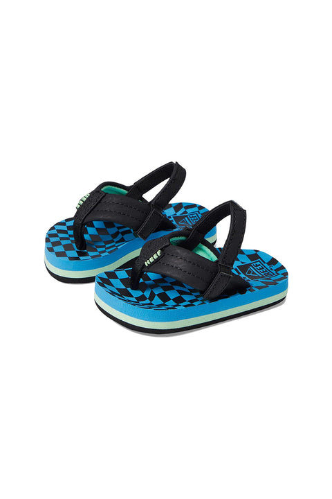 Reef Little Ahi Sandal - Swell Checkers - Top