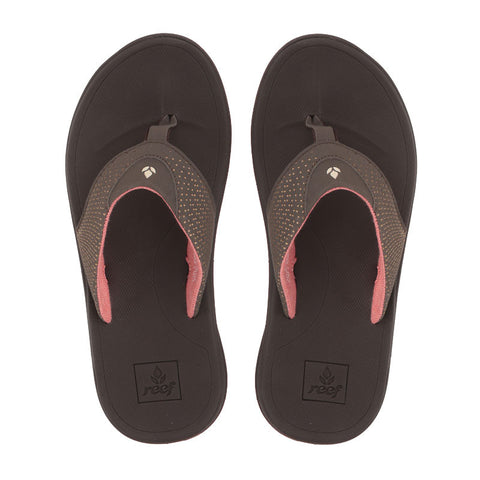 Reef Womens Rover Sandal - Brown / Coral