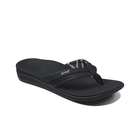 Reef Women's Ortho-Bounce Coast Sandal - Black