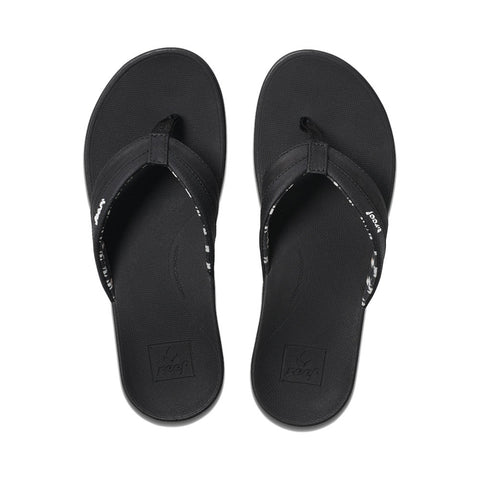 Reef Women's Ortho-Bounce Coast Sandal - Black